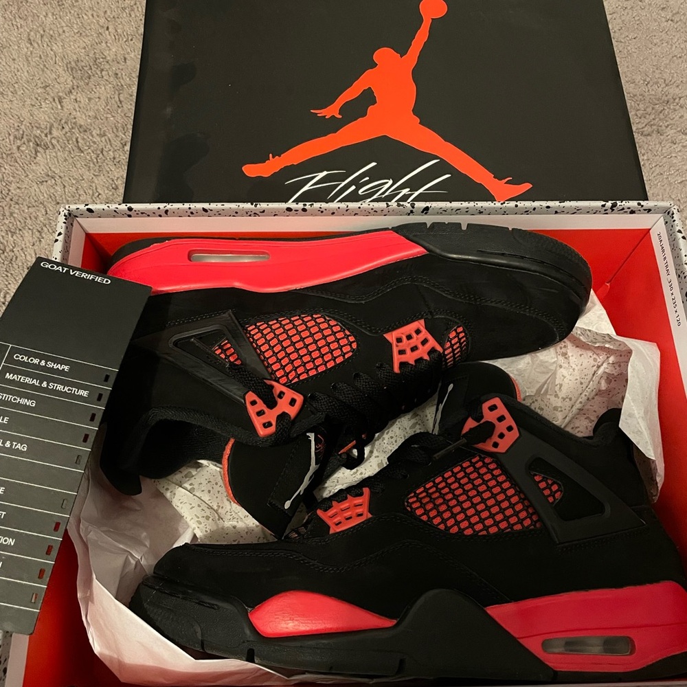 Jordan 4 Red Thunder Mens Used